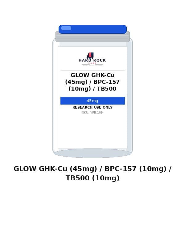 GLOW GHK-Cu (45mg) / BPC-157 (10mg) / TB500 (10mg)