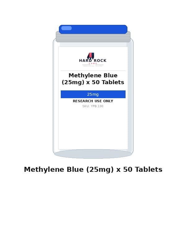Methylene Blue (25mg) x 50 Tablets