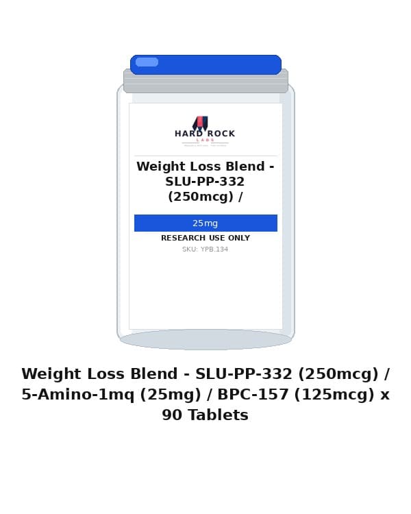 Weight Loss Blend - SLU-PP-332 (250mcg) / 5-Amino-1mq (25mg) / BPC-157 (125mcg) x 90 Tablets