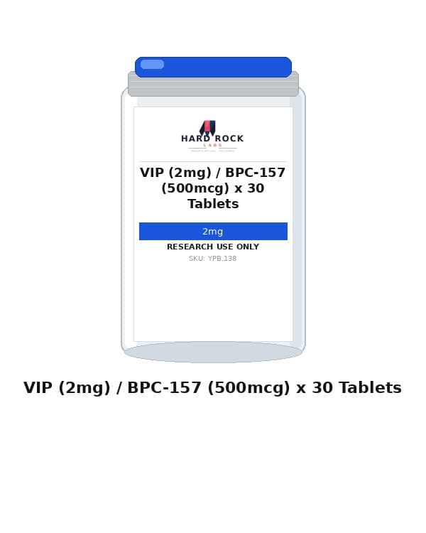 VIP (2mg) / BPC-157 (500mcg) x 30 Tablets