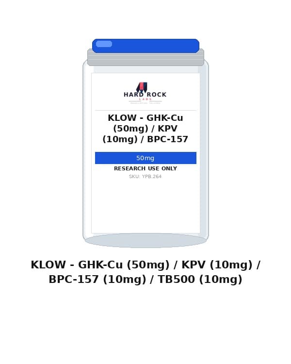 KLOW - GHK-Cu (50mg) / KPV (10mg) / BPC-157 (10mg) / TB500 (10mg)